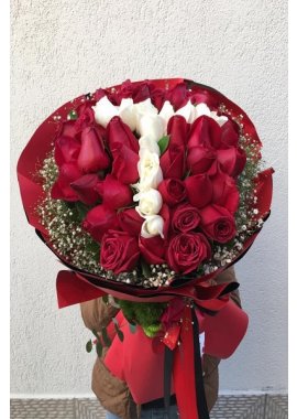 Harfli Gül Buketi